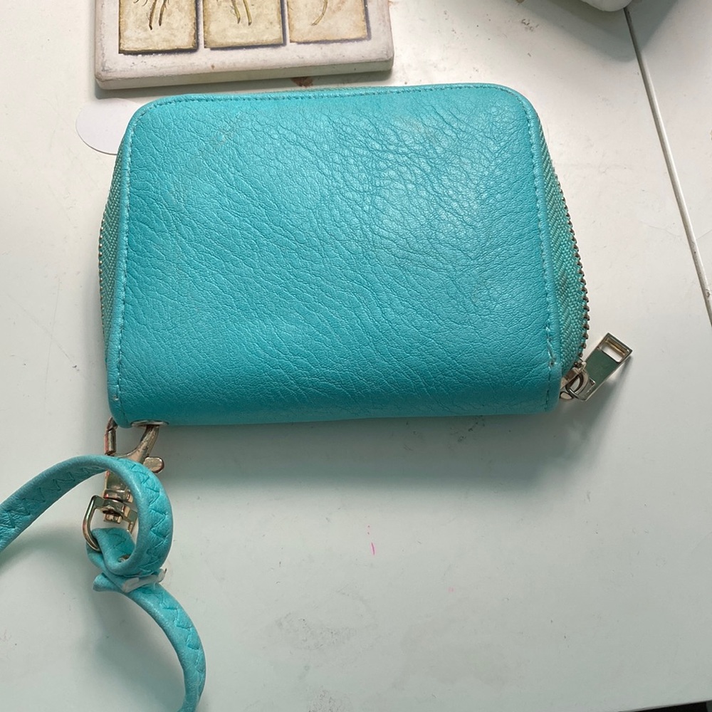 Blue small/medium wallet